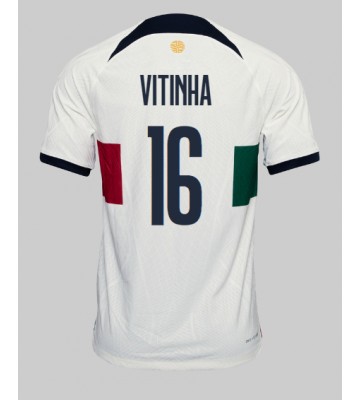 Portugal Vitinha #16 Replica Away Stadium Shirt World Cup 2022 Short Sleeve